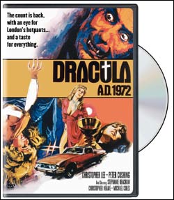 Dvd cover art for Dracula AD 1972